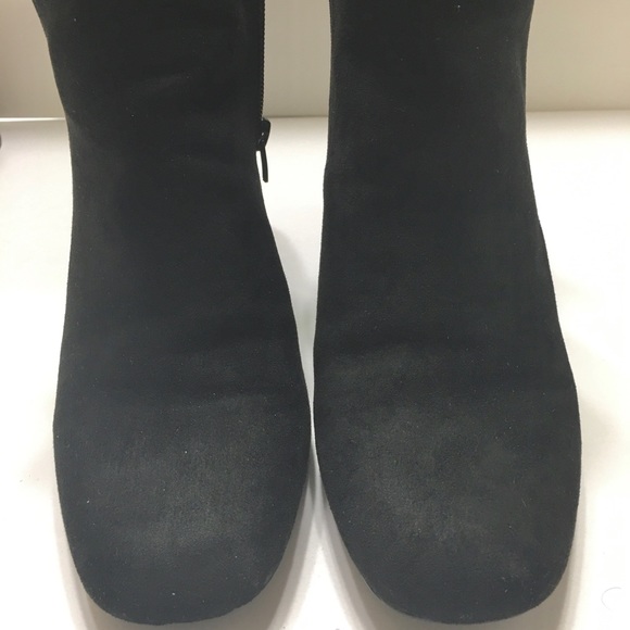 Dolce, Black, Ankle Booties with Chunky Heel, SZ 9 - Picture 7 of 8